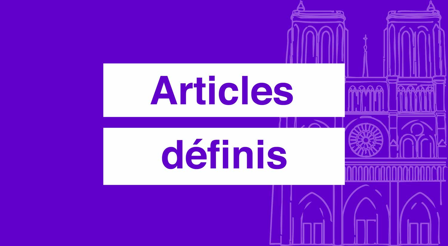 Articles définis