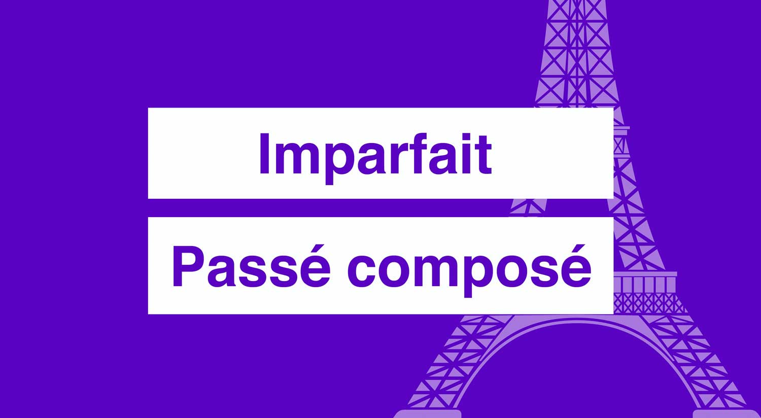 L’imparfait et le passé composé